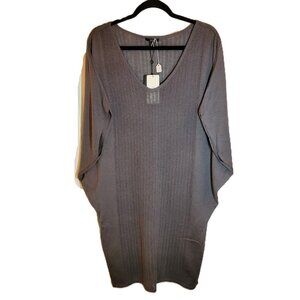 EMU Australia Little Bella Sweater Dress Ash Large NWT 100% Merino Wool